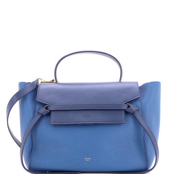 Bicolor Belt Bag Leather Mini