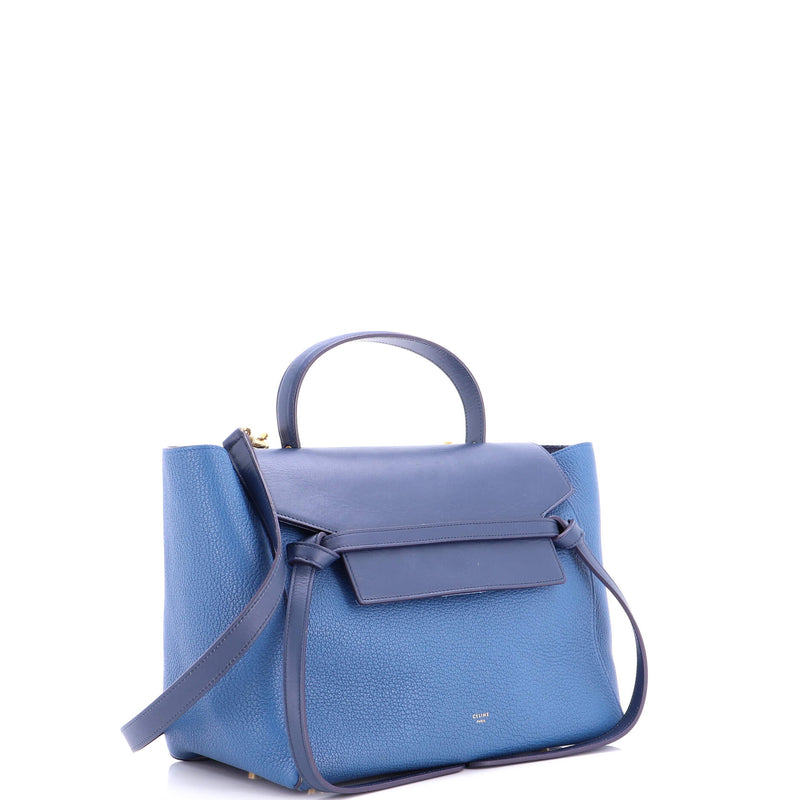 Bicolor Belt Bag Leather Mini