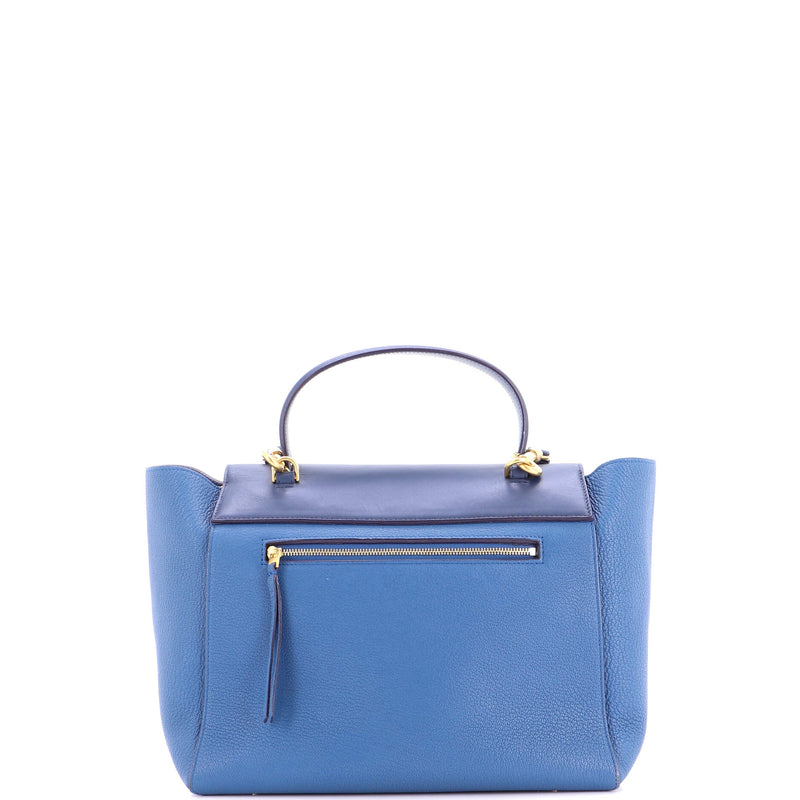 Bicolor Belt Bag Leather Mini