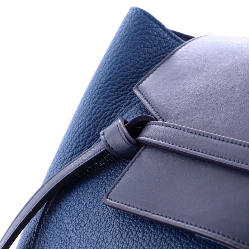 Bicolor Belt Bag Leather Mini