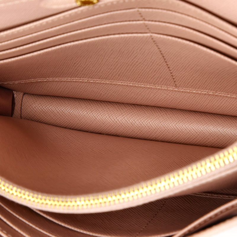 Wallet On Strap Saffiano Leather Small