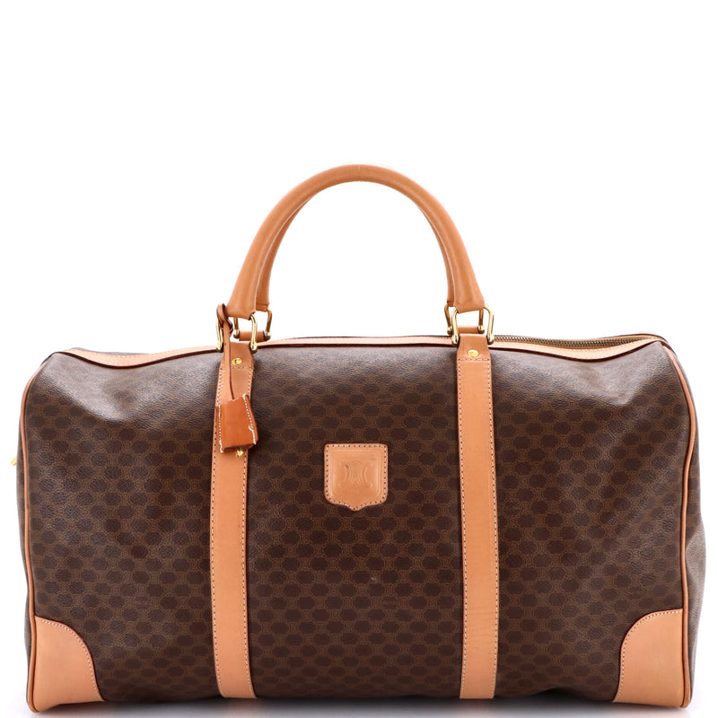 Vintage Duffle Bag Macadam Coated Canvas