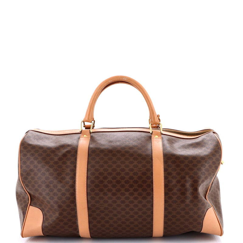 Vintage Duffle Bag Macadam Coated Canvas