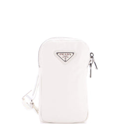 Padded Phone Holder Crossbody Bag Nappa
