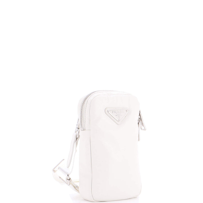 Padded Phone Holder Crossbody Bag Nappa