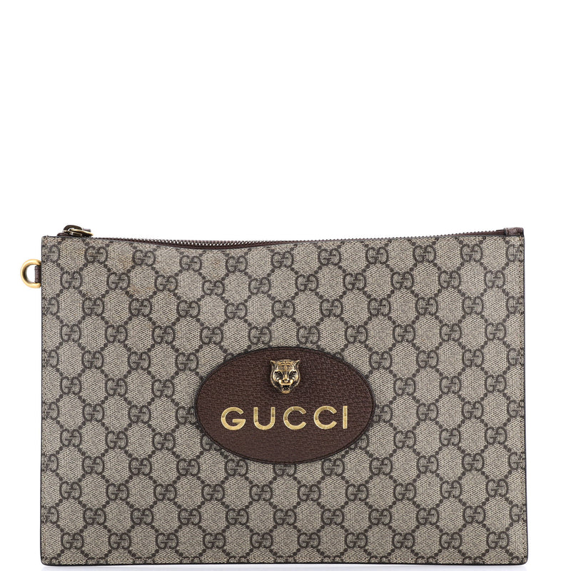 Neo Vintage Wristlet Pouch Gg Coated