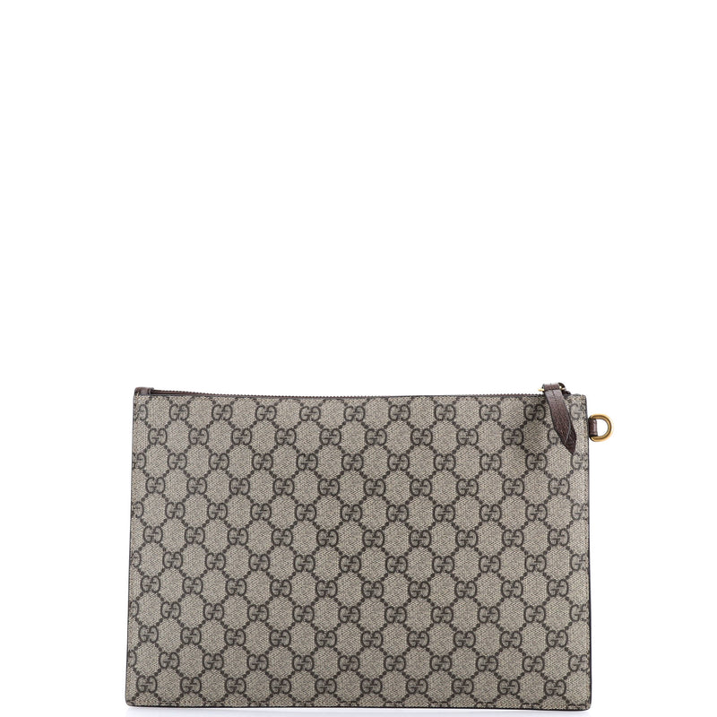Neo Vintage Wristlet Pouch Gg Coated