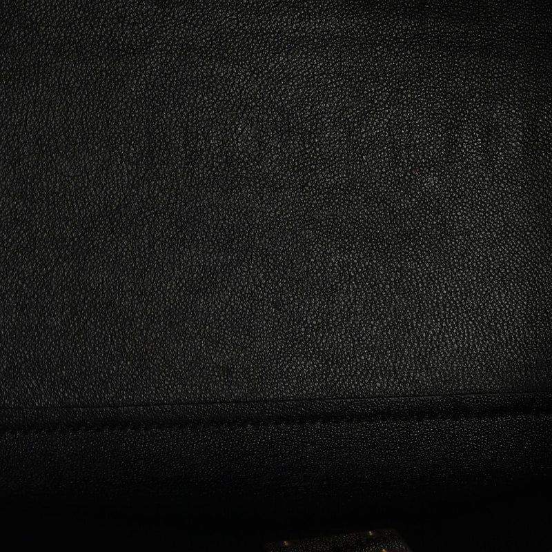 Trapeze Bag Crocodile Embossed Leather