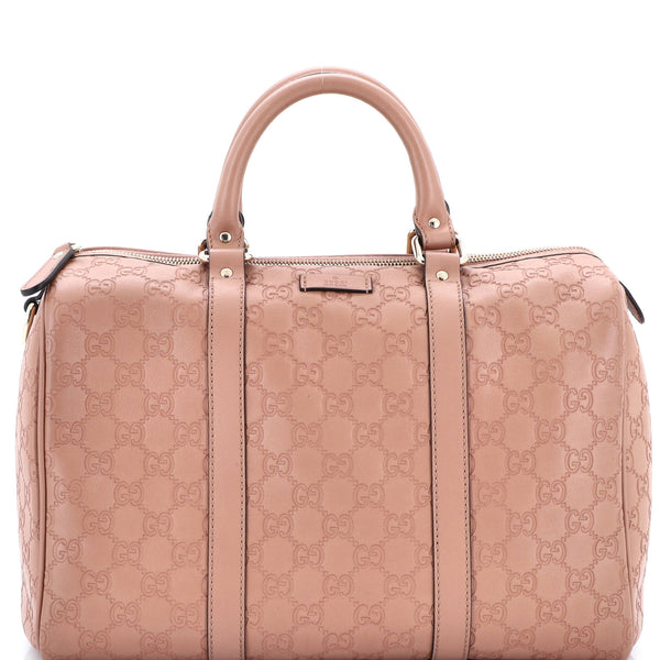 Joy Boston Bag Guccissima Leather Medium