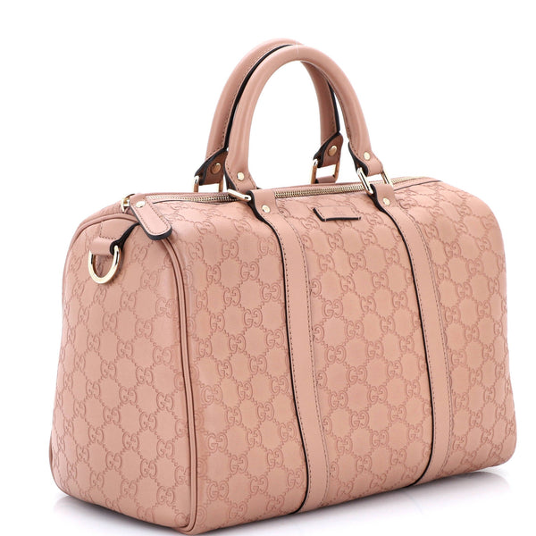 Joy Boston Bag Guccissima Leather Medium