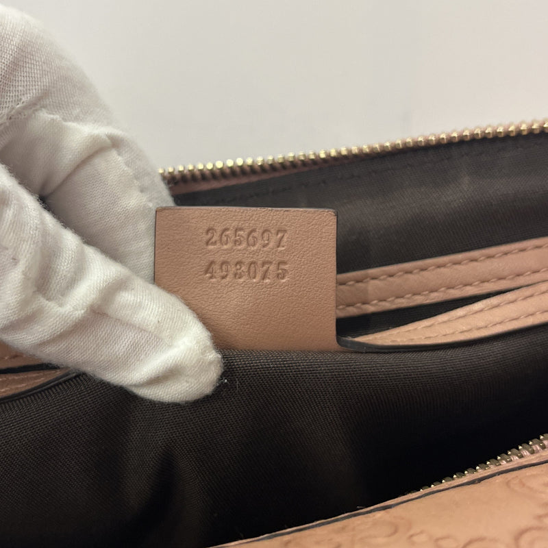 Joy Boston Bag Guccissima Leather Medium