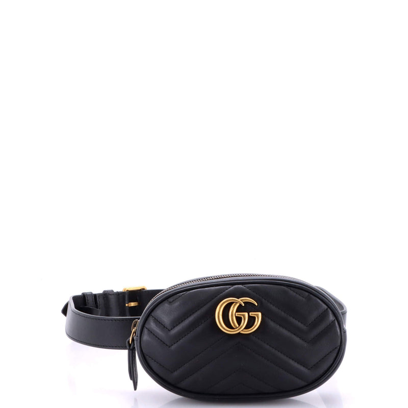 Gg Marmont Belt Bag Matelasse Leather