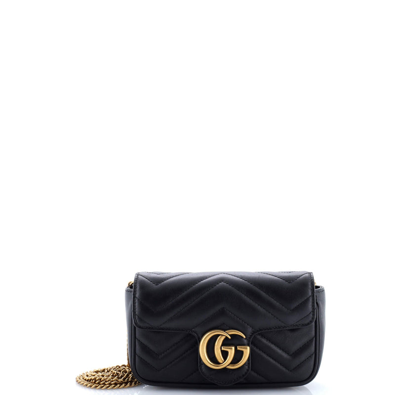Gg Marmont Flap Bag Matelasse Leather