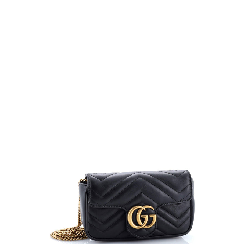 Gg Marmont Flap Bag Matelasse Leather