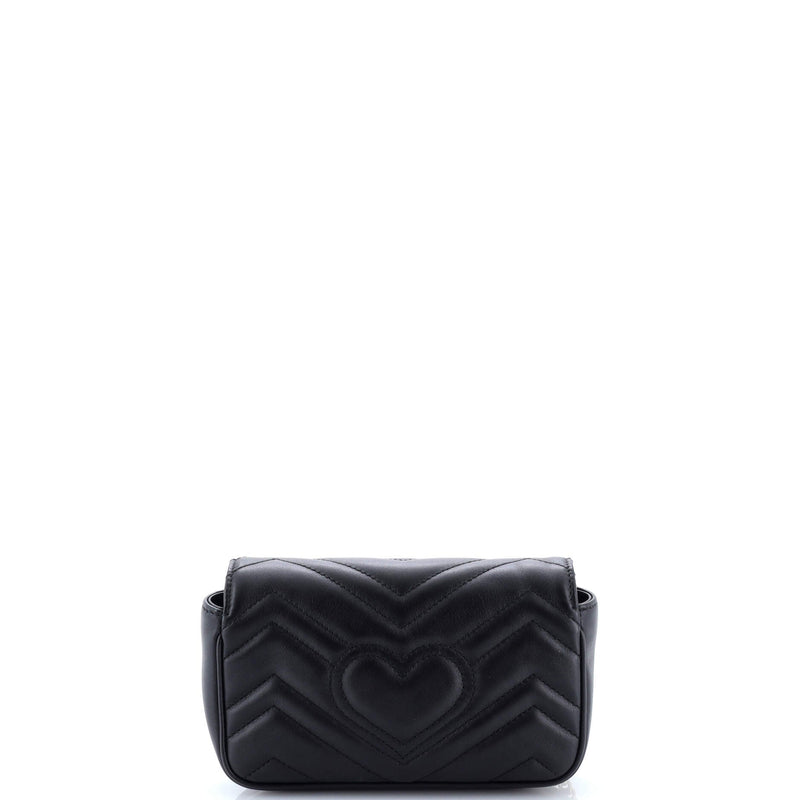 Gg Marmont Flap Bag Matelasse Leather