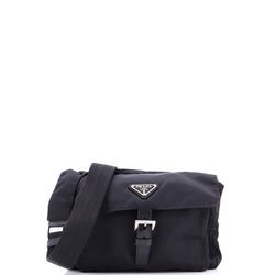 Buckle Messenger Bag Tessuto Small