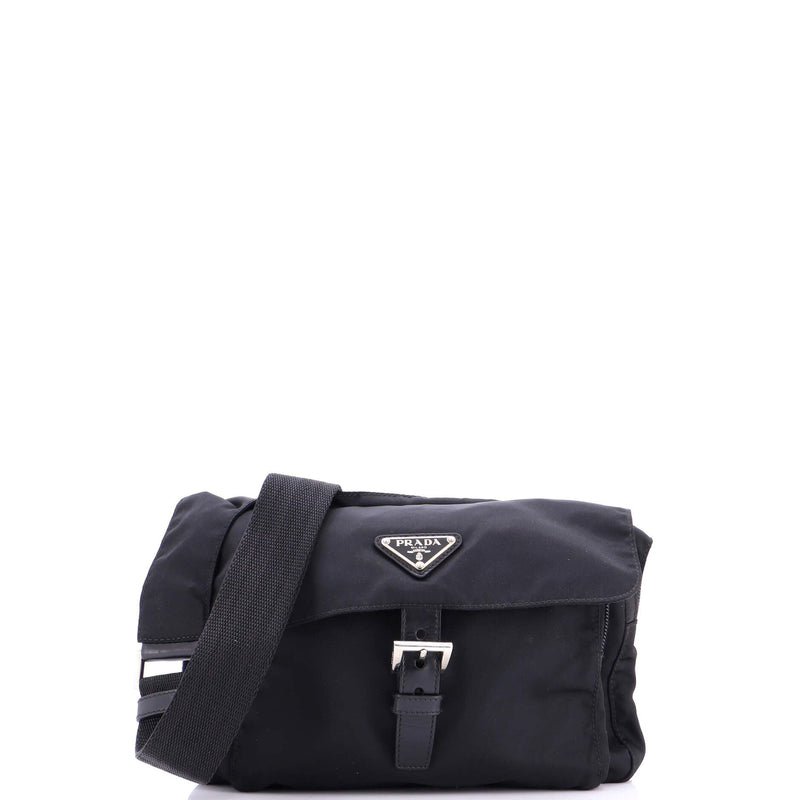 Buckle Messenger Bag Tessuto Small