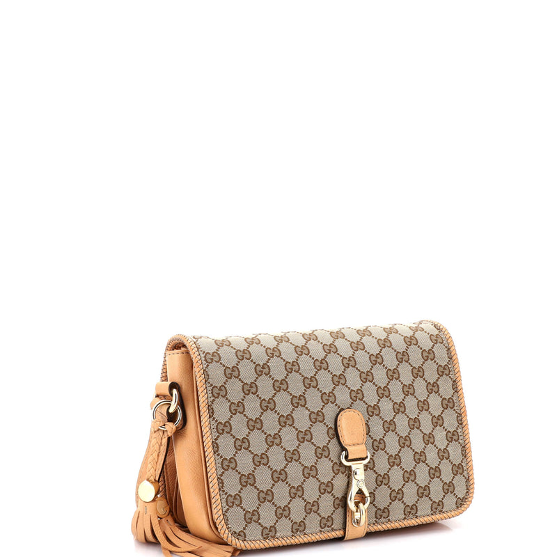 Marrakech Messenger Bag Gg Canvas Medium