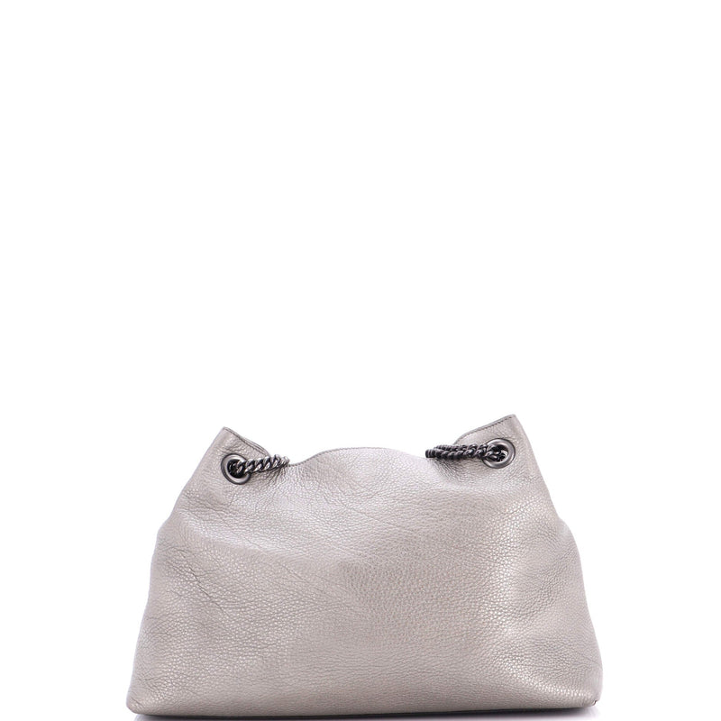 Soho Chain Strap Shoulder Bag Leather