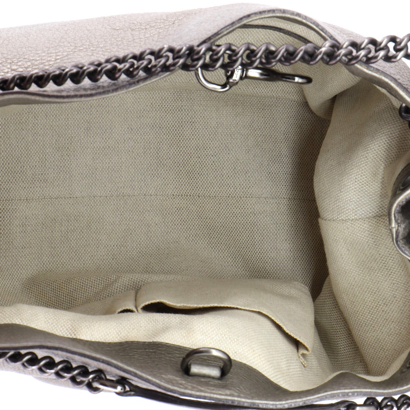 Soho Chain Strap Shoulder Bag Leather