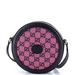 Interlocking G Patch Round Shoulder Bag
