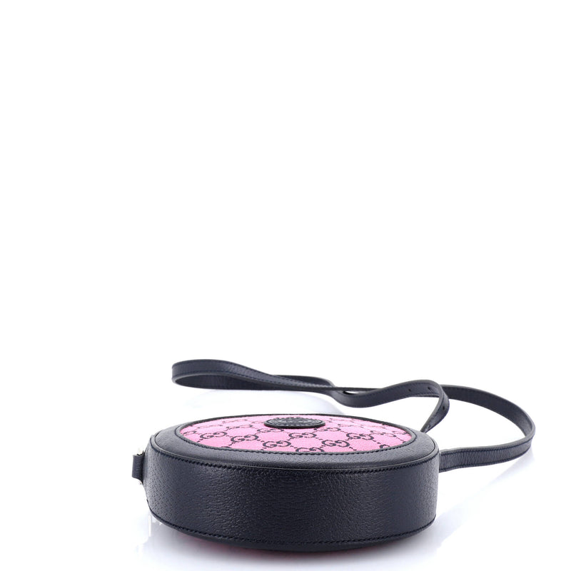 Interlocking G Patch Round Shoulder Bag