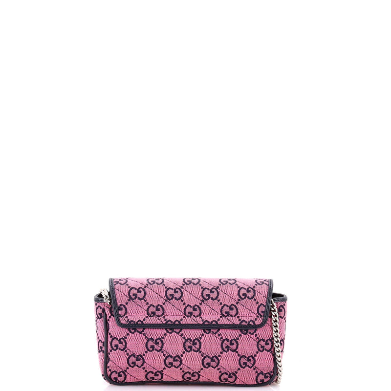 Gg Marmont Flap Bag Diagonal Quilted