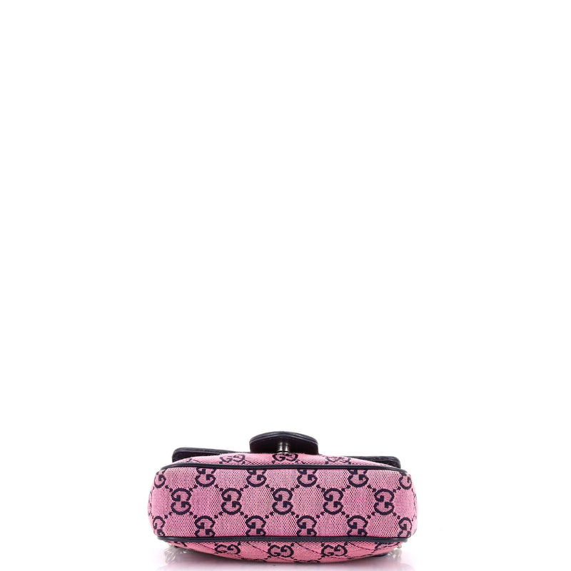Gg Marmont Flap Bag Diagonal Quilted