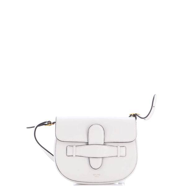 Symmetrical Shoulder Bag Leather Mini