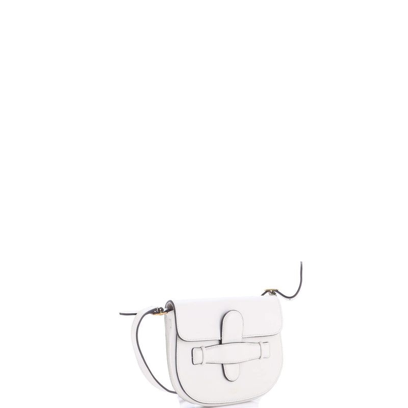 Symmetrical Shoulder Bag Leather Mini