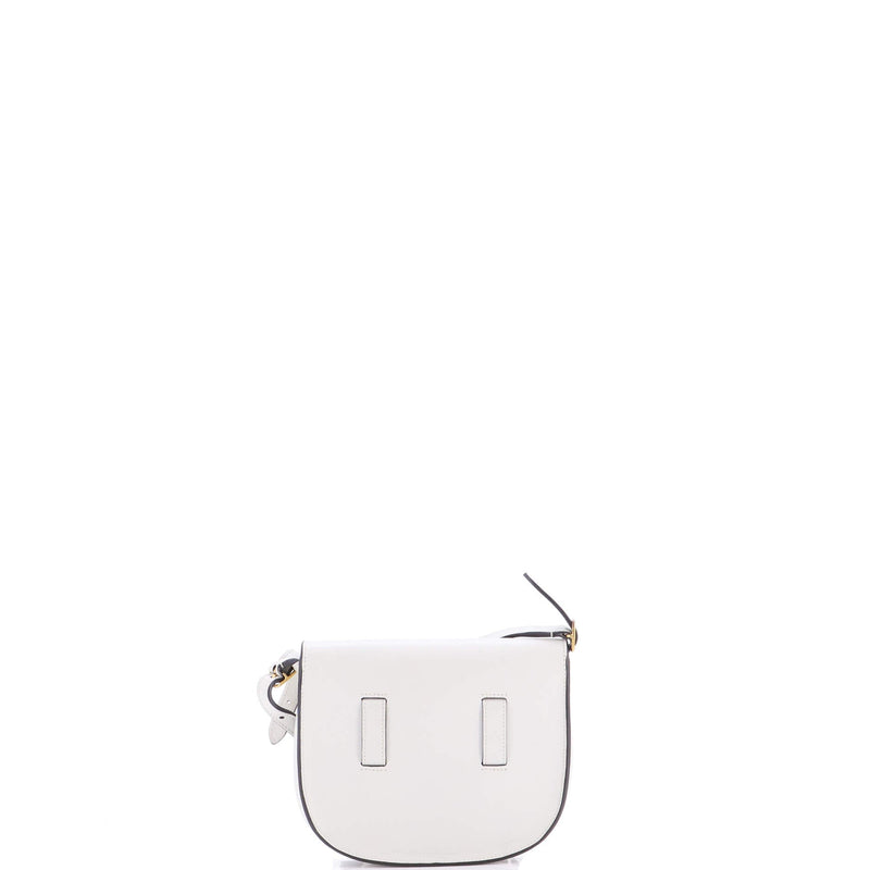 Symmetrical Shoulder Bag Leather Mini