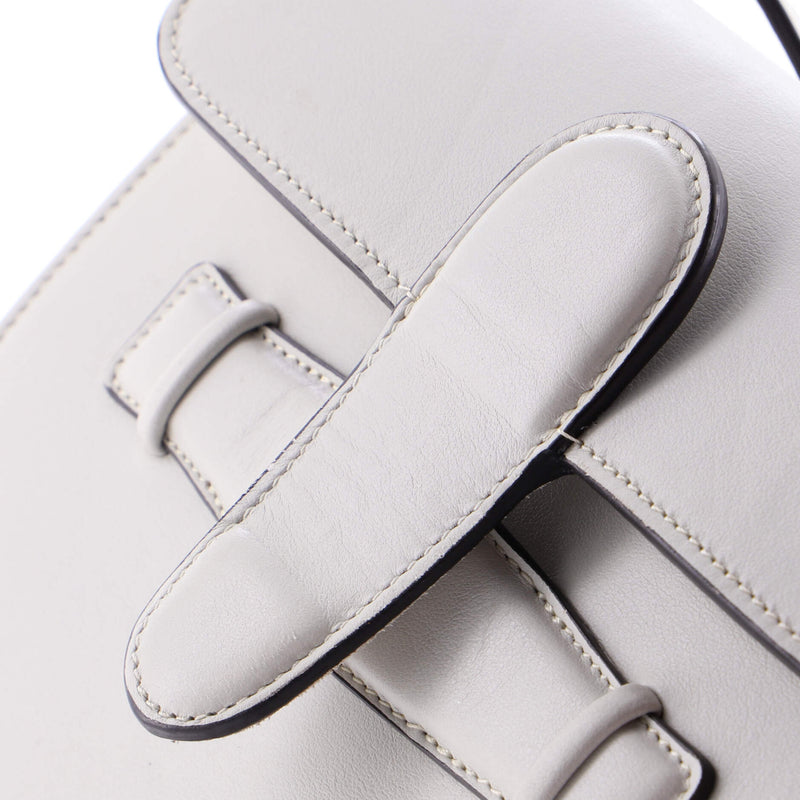 Symmetrical Shoulder Bag Leather Mini