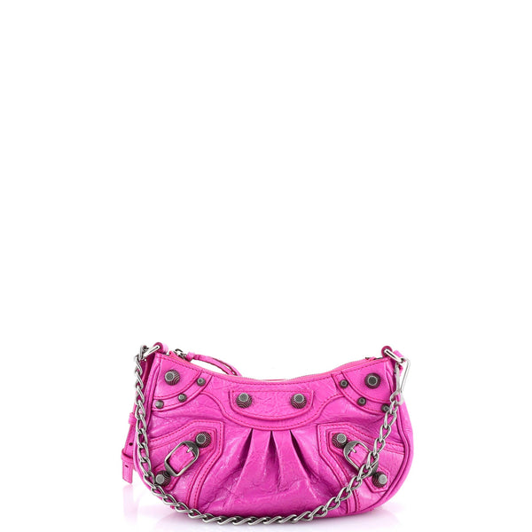 Le Cagole Giant Studs Shoulder Bag