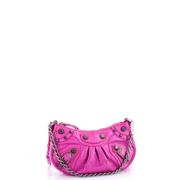 Le Cagole Giant Studs Shoulder Bag