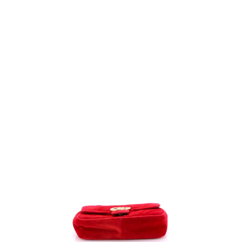 Gg Marmont Flap Bag Matelasse Velvet