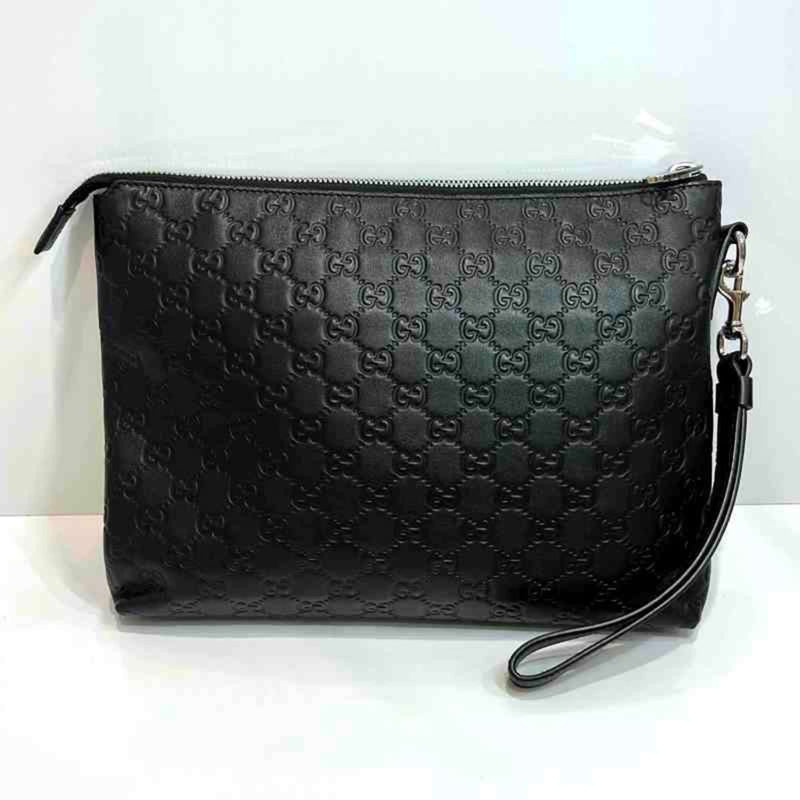 Signature Soft Wristlet Guccissima