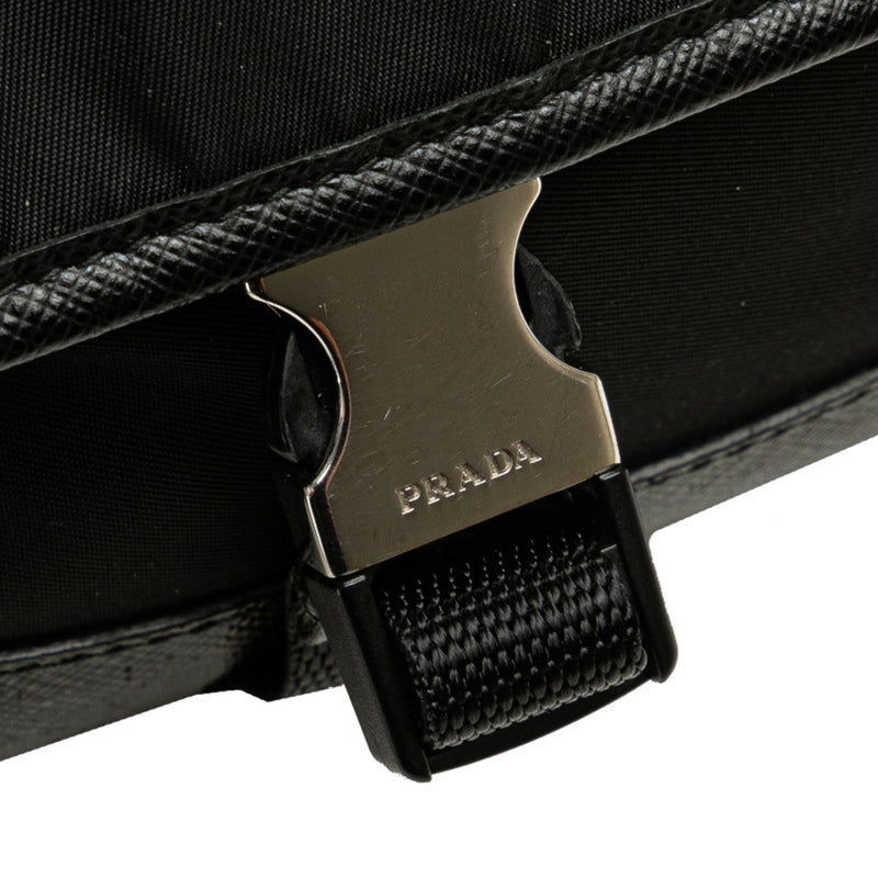 Buckle Messenger Bag Tessuto Small