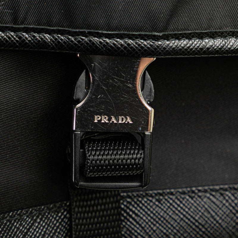 Buckle Messenger Bag Tessuto Small