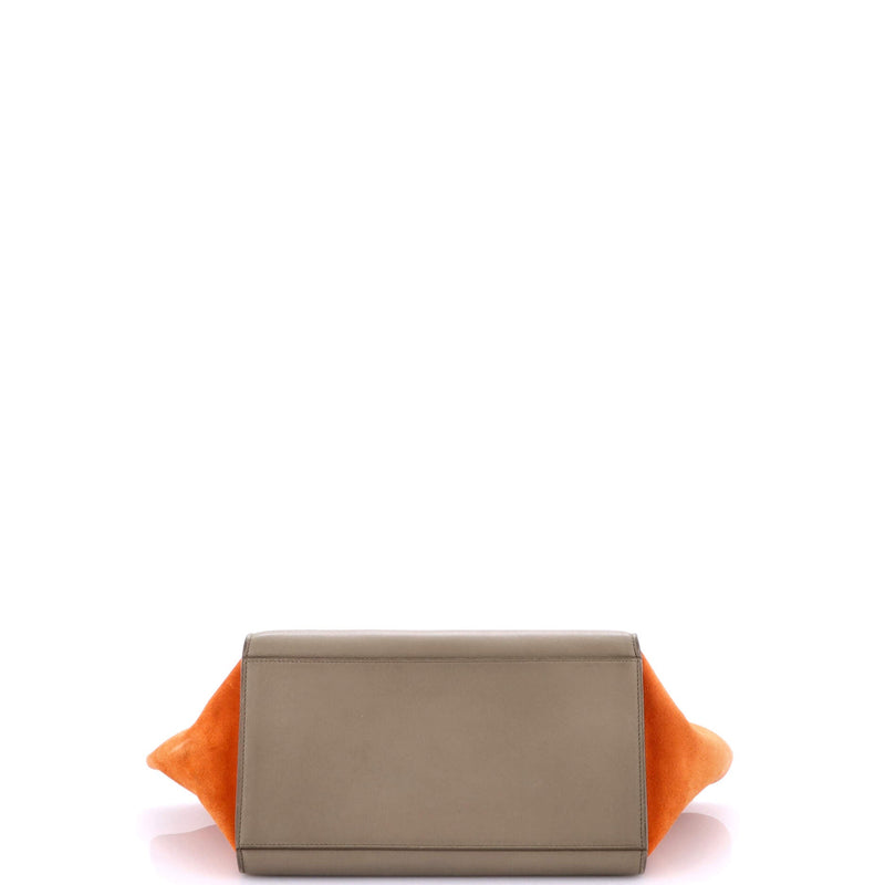 Tricolor Trapeze Bag Leather Small