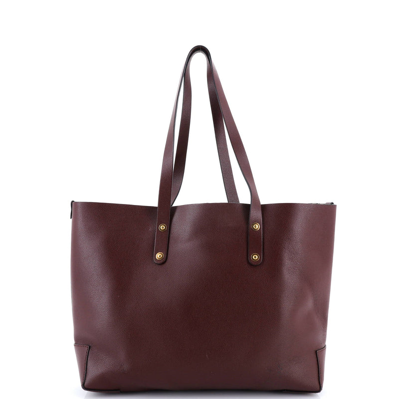 Crest Shopping Tote Leather Large
