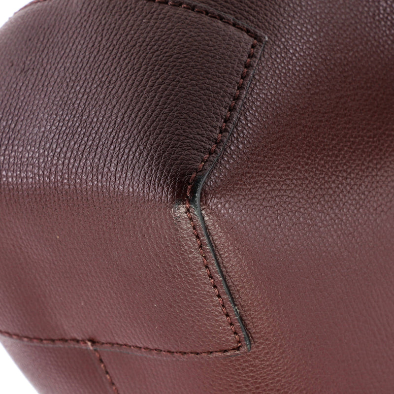 Crest Shopping Tote Leather Large