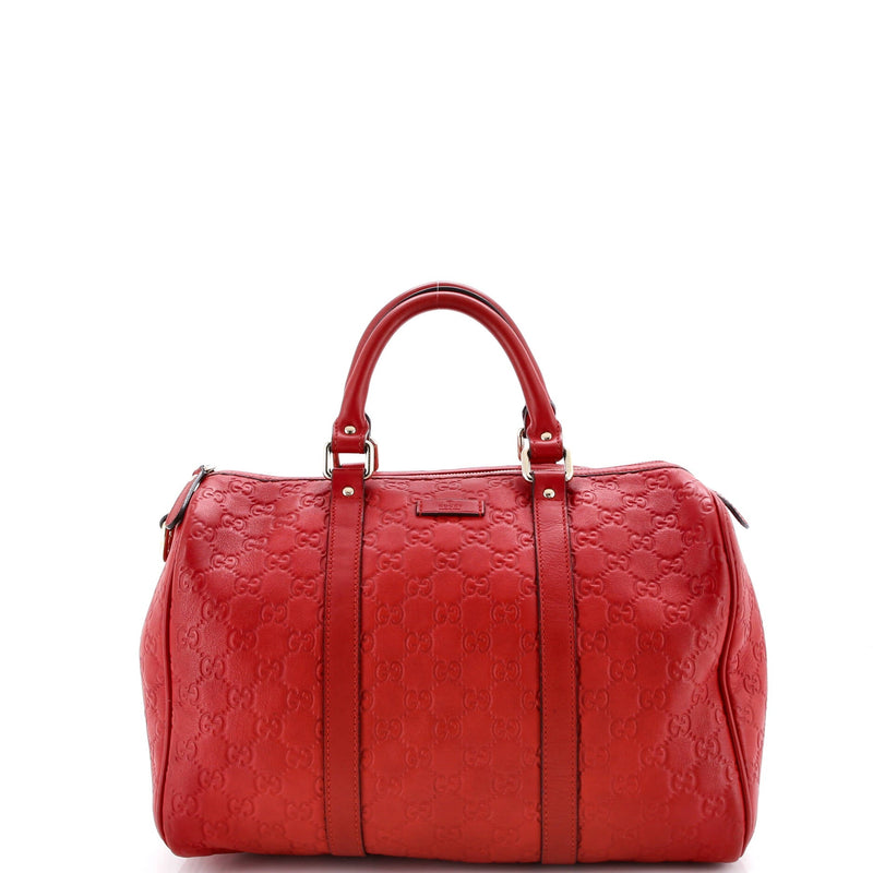 Joy Boston Bag Guccissima Leather Medium