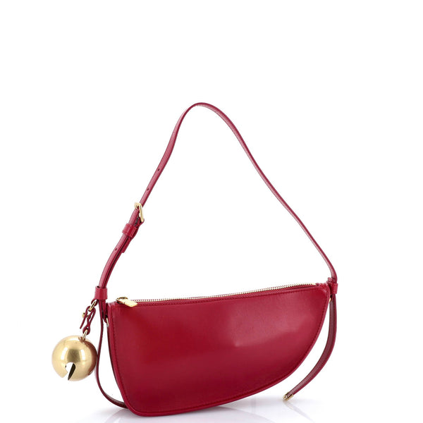 Shield Sling Shoulder Bag Leather Mini