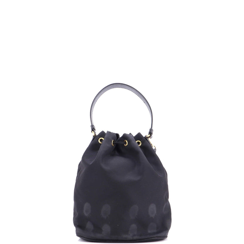 Duet Drawstring Bucket Bag Tessuto Small