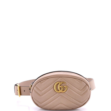 Gg Marmont Belt Bag Matelasse Leather