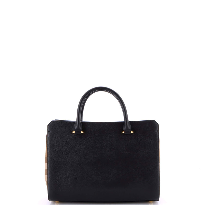 Banwell Tote Leather And House Check