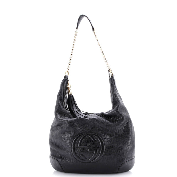 Soho Chain Hobo Leather Medium