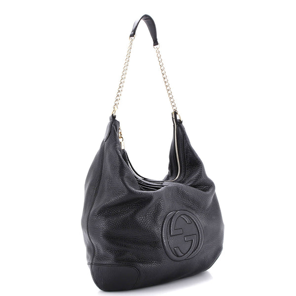 Soho Chain Hobo Leather Medium