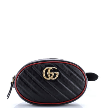 Gg Marmont Belt Bag Diagonal Quilted