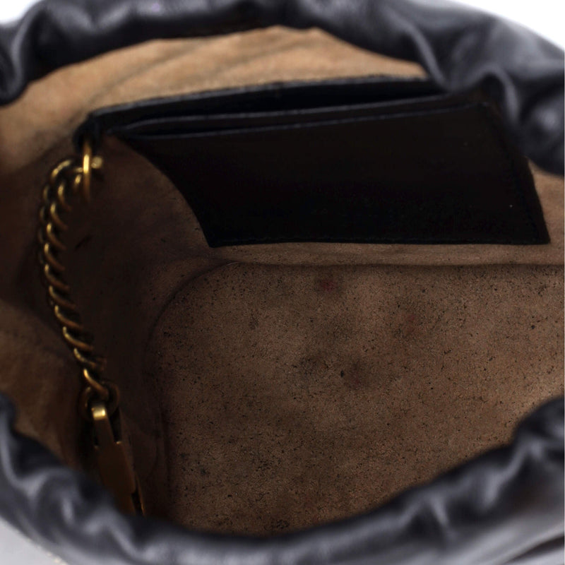 Gg Marmont Bucket Bag Matelasse Leather